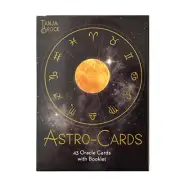 Tarot Oracle Cards English Beginner Astro-Cards Portable 43-Cards Benefit