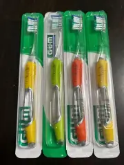 GUM 591 Toothbrush, Compact Soft Head (4 Pack) by Sunstar