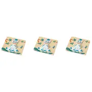 3x Zookabee Wooden Zebra Puzzle Kids/Toddler Educational/Sensory Play Toy Small