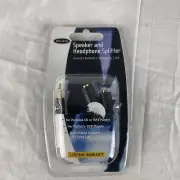 Belkin Speaker Headphone Y Adaptor Mini Stereo Plug Mini Stereo Jacks F8V234