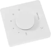 LIFKOME Volume Control Switch Sound Switch Tone Switch Panel Speaker Switcher Audio Tone Panel Audio Tone Control Tone Adjustment Knob Tone Control Panel Audio Switcher Plastic White