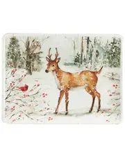 Certified International Winter'S Walk Rectangular Platter