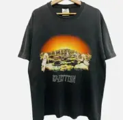 Retro Led Zeppelin Houses Of The Holy Album classic black T shirt