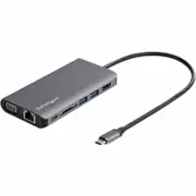 StarTech.com USB C Multiport Adapter - USB-C Mini Travel Dock w/ 4K HDMI or 1080p VGA - 100W PD Pass-Through
