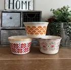 New Set of 3 Pioneer Woman Scalloped 7oz Ceramic Ramekins