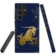 For Samsung Galaxy S22 Ultra Case, Armour Cover, Capricorn Drawing