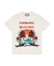 sequinned slogan-print T-shirt S,XS white