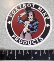 3" - Foxtrot Mike Products Logo Vinyl Sticker Decal Shot Show