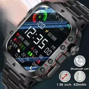 Men 3ATM Waterproof Sport Ai Voice Calling Smartwatch Outdoor