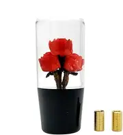 Flower Gear Shift Knob - Gear Shift Knob | Floral Gear Shift Knob, Gear Shift Knob, Gear Stick Head with Rose, Gear Lever Shifter Grip Knobs Car Shift Stick Fit Most Manual Auto Transmissions