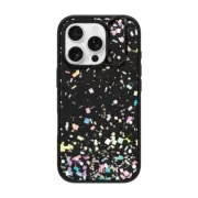 iPhone 16 Pro Impact Ring Stand Case MagSafe Compatible Pastel Confetti Explosion Transparent