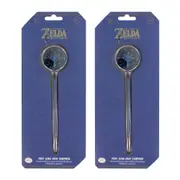 2x Paladone 18cm Legend of Zelda Shiekah Eye Collectable Ball Point Pen w/Topper
