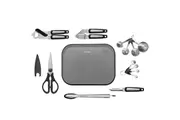 8pc Westinghouse Stainless SteelCan Opener/Garlic Crusher/Measuring Spoons/Cups