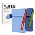 ZOMCHI 2 Pieces Soap Bags, Soap Savers for Bar Soap for Deep Exfoliating