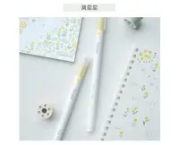 在飛比找誠品線上優惠-KOKUYO Campus印章雙頭螢光筆/ 黃星星