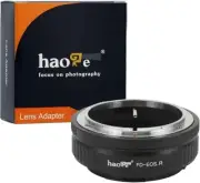 Haoge Manual Lens Mount Adapter for Canon FD Lens to Canon RF Mount EOS R