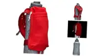 - SpeedDraw 2 18oz Ins. Flask/Reflective Silver OSFA Ribbon Red 18oz Insulated