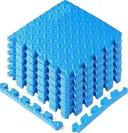 Yes4All Interlocking Exercise Foam Mats with Border – Interlocking Floor Mats for Gym Equipment – Eva Interlocking Floor Tiles