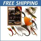 RoxStar Fishing Fly Set: 48 Wet & Dry Trout Flies with Quality Assurance