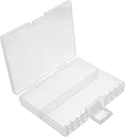 ETHZZLE Battery Storage Organizer Case Transparent Durable Battery Holder Compact and Portable Design for Home and Travel Use