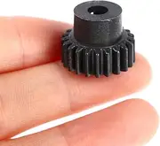 Gears Pinion Gear Set, Pinion Gear 1pcs 32P 0.8 Module 17T 19 Teeth Spur Gear 5mm Bore Black Steel Metal Pinion Gear 0.8M 13T 14T 15T 16T 18T 20T 21T Motor Gear bore Shaft(D 16 Teeth)