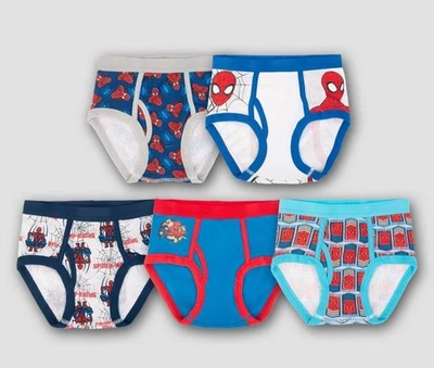 Boys' Marvel Spider-Man 5pk Underwear - Classic Patterns Size 8