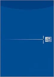 Oxford A4 blank letter pad, 20 ruling, 50 sheets, blue, pack of 10