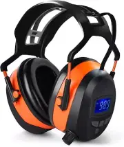 Hearing Protection Ear muffs With Bluetooth, NRR 29dB Noise Reduction Wireless