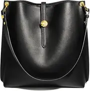 [GIGBIRD] Women's Genuine Leather Crossbody Shoulder Bags Classic Multi-Pocket Hobo Handbag Ladies Top Handle Bag