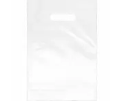 White Plastic Lolly/Treat Bags (Pack of 50)