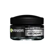 Garnier PureActive 3-in-1 Daily Mattifying Air Cream 50ml - Charcoal, AHA and BHA