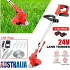 Upgarded Cordless Grass Trimmer Electric Whipper Snipper & 2 Battery & Charger