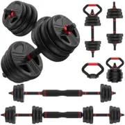Adjustable dumbbell set, 45lbs Free Weights set with upgraded nut, 4 in 1 Weight
