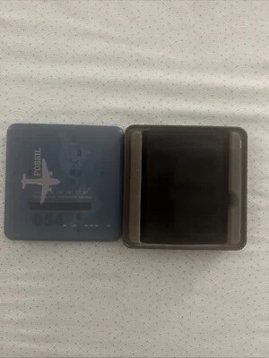 FOSSIL 2006 Wallet Tin+ Wallet - Evans Zip Passcase Blue What Vintage Are You?