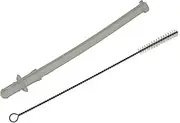 Milk Intake Tube 5313235381 + Cleaning Brush (8 mm) Compatible with DeLonghi EN750 Lattissima Pro Nespresso Machine