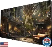 Nasdalgias Dark Academia Bookish Desk Mat Adventure Dreams Extended Mousepad