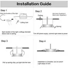 12W LEDs Recessed Lighting Downlight With IR Remote Control 16 Color & 4 Flas AU