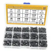 M3 M4 M5 Alloy Steel Socket Cap Screws Hex Head Bolt Nuts Assortment Kit (560