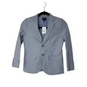 Crewcuts Blazer Boys Size 8 Light Blue Thompson 100% Cotton Spring Summer Formal