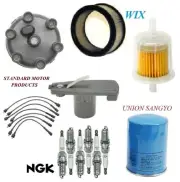 Tune Up Kit Filters Cap Spark Plugs Wire For DODGE B100 VAN L6 3.2L PLASTIC 1971