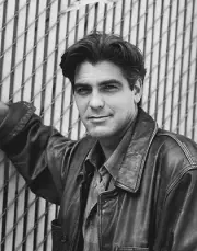 George Clooney as Detective James Falconer Television Old Photo