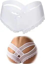 [sunshinelady] Women's Panties String Thong Lace Underwear Women's Lingerie Sexy Briefs Hipster Breathable Soft Comfortable Sexy Panty Women Underwear Lingerie Large Sizes Cut Out
