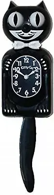 Vintage Kitty Cat Wall Clock Classic Retro Rolling Eyes Wagging Tail Made in USA