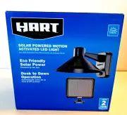 Hart Solar Powered Motion Activated LED Light Dusk to Dawn 1200 Lumens New