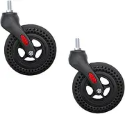 [Savagrow] 2Pcs Wheelchairs Wheel Replacement 6 Inch Anti Skid Honeycomb Castor Wheels for Walking Aid, Rollators & Walker