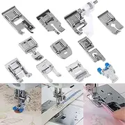 [ALAMSCN] ALAMSCN 11pcs Presser Feet Set Sewing Machine Presser Foot Snap On for Brother Singer Janome Babylock Kenmore Low Shank Sewing Machine Use