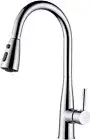 WELS Pull Out Kitchen Faucet 3 Modes Spout Gooseneck Swivel Laundry Sink Mixer T