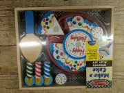 Melissa And Doug Make A Cake Wooden Play Set Pretend Educational New