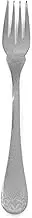 Mepra AZ1033CB1121 Casablanca Ice Table Fish Fork, [Pack of 12], 20.6 cm, Stainless Steel Finish, Dishwasher Safe Tableware
