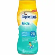 Coppertone Kids SPF70 Sunscreen Lotion Broad Spectrum Hypoallergenic 8 Oz 2 Pack
